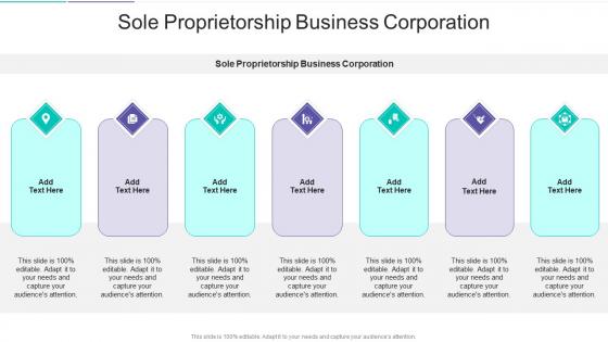 Sole Proprietorship Business Corporation In Powerpoint And Google Slides Cpb