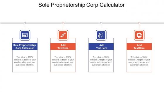 Sole Proprietorship Corp Calculator In Powerpoint And Google Slides Cpb