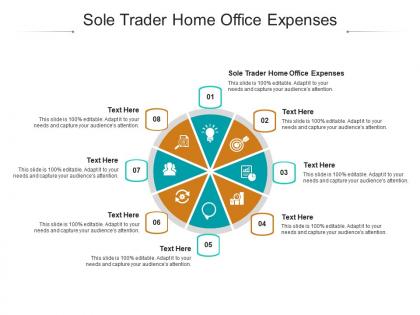 Sole trader home office expenses ppt powerpoint presentation layouts samples cpb