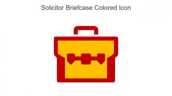 Solicitor Briefcase Colored Icon In Powerpoint Pptx Png And Editable Eps Format