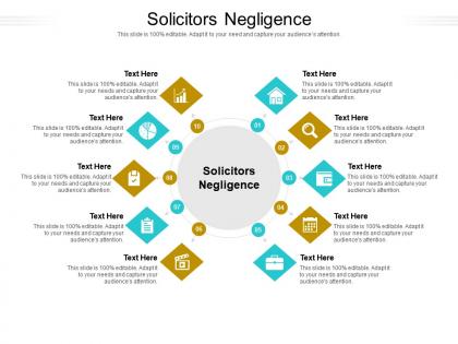 Solicitors negligence ppt powerpoint presentation professional template cpb