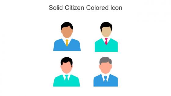 Solid Citizen Colored Icon In Powerpoint Pptx Png And Editable Eps Format