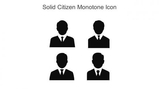 Solid Citizen Monotone Icon In Powerpoint Pptx Png And Editable Eps Format