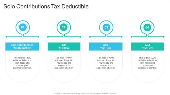 Solo Contributions Tax Deductible In Powerpoint And Google Slides Cpb
