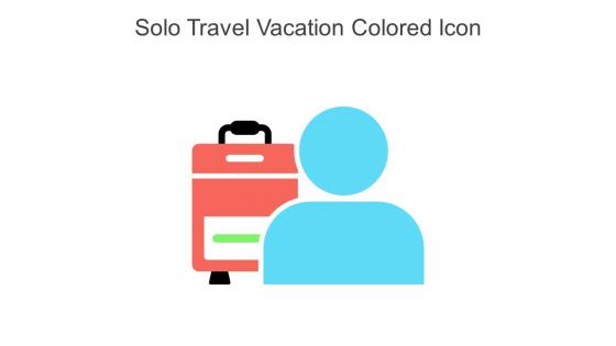 Solo Travel Vacation Colored Icon In Powerpoint Pptx Png And Editable Eps Format