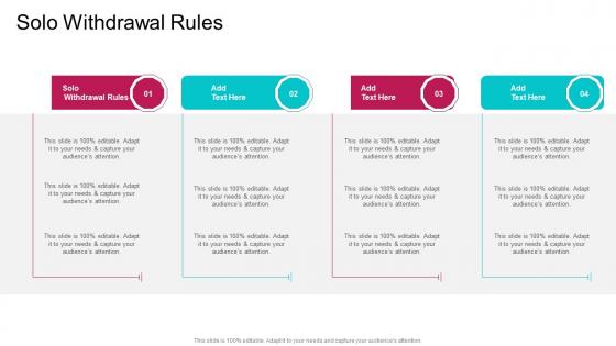 Solo Withdrawal Rules In Powerpoint And Google Slides Cpb
