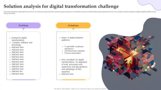 Solution Analysis For Digital Transformation Challenge