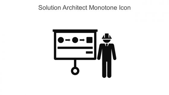 Solution Architect Monotone Icon In Powerpoint Pptx Png And Editable Eps Format