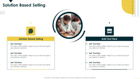Solution Based Selling In Powerpoint And Google Slides Cpb