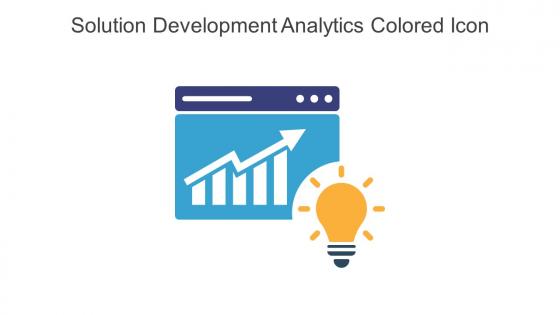 Solution Development Analytics Colored Icon In Powerpoint Pptx Png And Editable Eps Format
