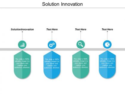 Solution innovation ppt powerpoint presentation icon smartart cpb