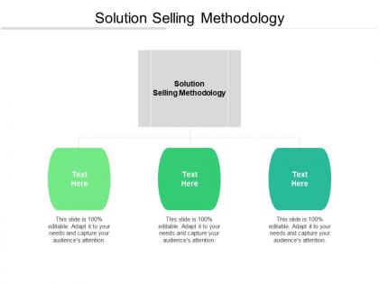Solution selling methodology ppt powerpoint presentation infographics clipart images cpb