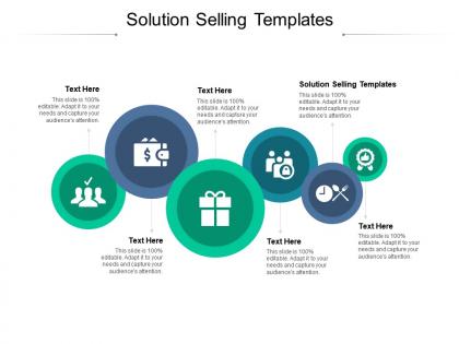 Solution selling templates ppt powerpoint presentation file visual aids cpb