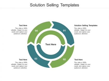 Solution selling templates ppt powerpoint presentation outline slide portrait cpb