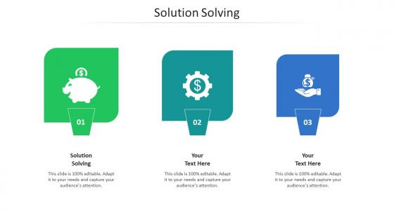 Solution solving ppt powerpoint presentation summary styles cpb