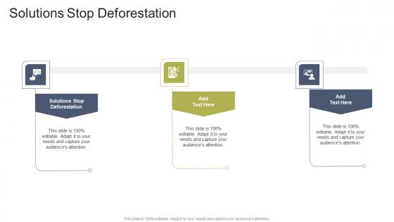 Solutions Stop Deforestation In Powerpoint And Google Slides Cpb