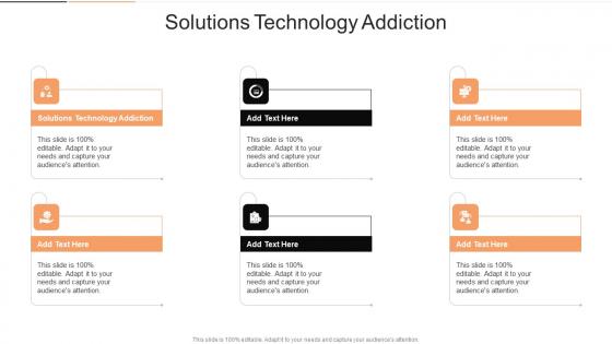 Solutions Technology Addiction In Powerpoint And Google Slides Cpb