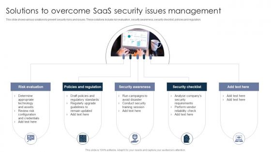 Solutions To Overcome SaaS Security Issues Management