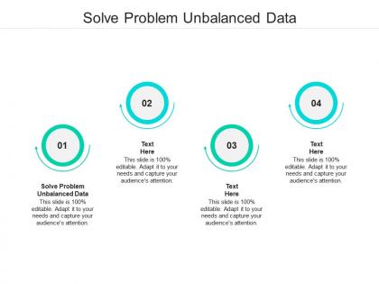 Solve problem unbalanced data ppt powerpoint presentation slides picture cpb