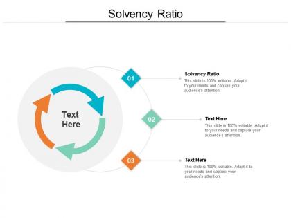 Solvency ratio ppt powerpoint presentation professional model cpb