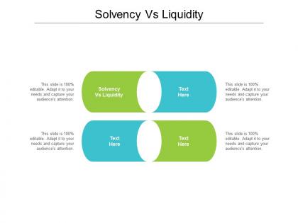 Solvency vs liquidity ppt powerpoint presentation slides design templates cpb