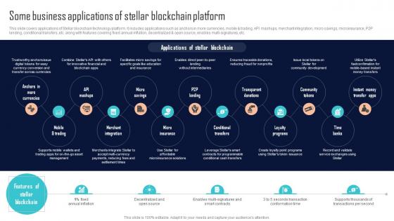 Some Business Applications Of Stellar Blockchain Platform Comprehensive Evaluation BCT SS