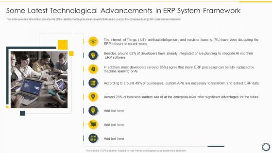 Some Latest Technological Advancements Overview Cloud ERP System Framework