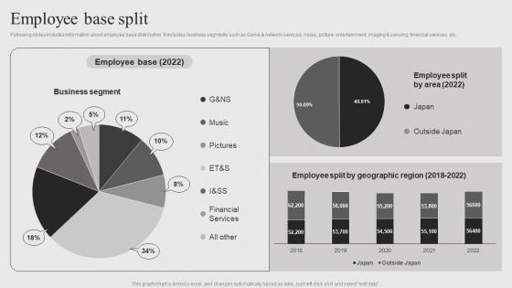 Sony Company Profile Employee Base Split CP SS