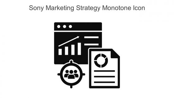 Sony Marketing Strategy Monotone Icon In Powerpoint Pptx Png And Editable Eps Format