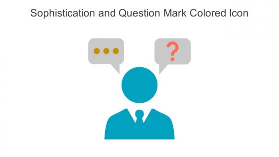 Sophistication And Question Mark Colored Icon In Powerpoint Pptx Png And Editable Eps Format