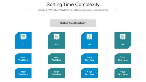 Sorting time complexity ppt powerpoint presentation file microsoft cpb