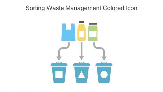 Sorting Waste Management Colored Icon In Powerpoint Pptx Png And Editable Eps Format