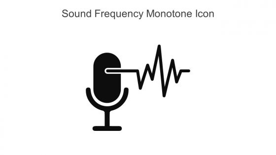 Sound Frequency Monotone Icon In Powerpoint Pptx Png And Editable Eps Format