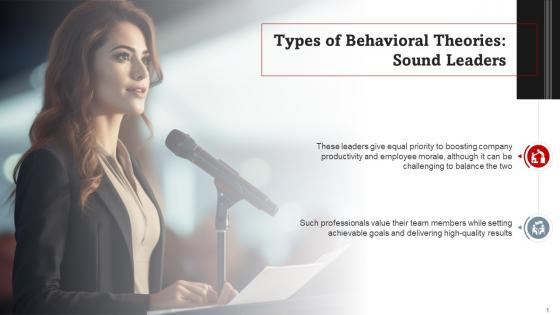 Sound Leaders As Type Of Behavioral Theory Training Ppt