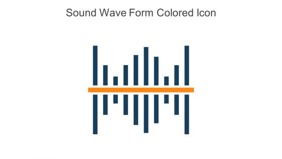 Sound Wave Form Colored Icon In Powerpoint Pptx Png And Editable Eps Format