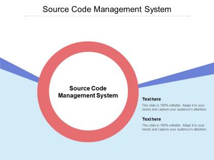 Source code management system ppt powerpoint presentation gallery cpb