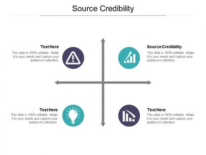 Source credibility ppt powerpoint presentation pictures deck cpb