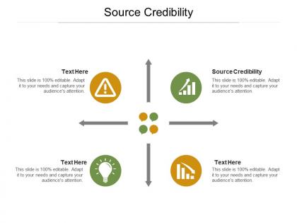 Source credibility ppt powerpoint presentation summary clipart images cpb