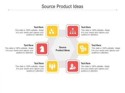 Source product ideas ppt powerpoint presentation ideas diagrams cpb