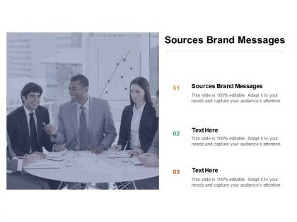 Sources brand messages ppt powerpoint presentation layouts mockup cpb