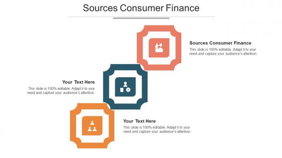 Sources Consumer Finance Ppt Powerpoint Presentation Outline Show Cpb
