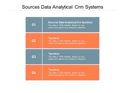 Sources data analytical crm systems ppt powerpoint presentation slides icons cpb
