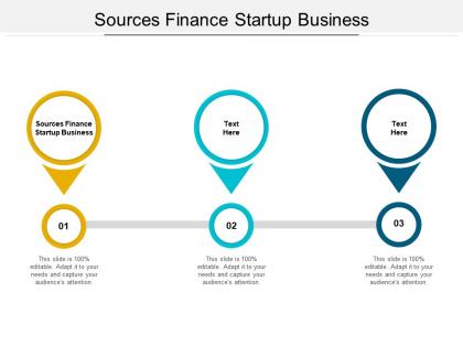 Sources finance startup business ppt powerpoint presentation show themes cpb