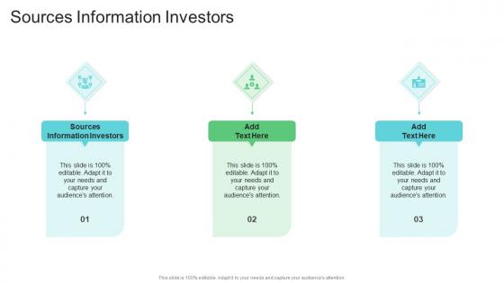 Sources Information Investors In Powerpoint And Google Slides Cpb