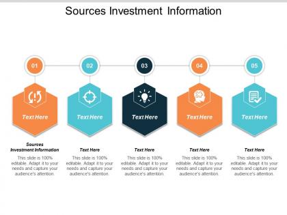 Sources investment information ppt powerpoint presentation visual aids example 2015 cpb