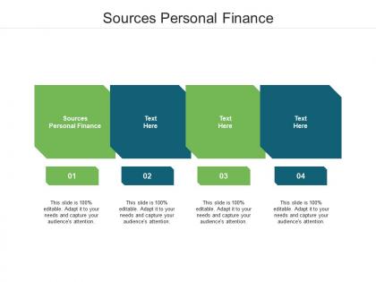 Sources personal finance ppt powerpoint presentation gallery skills cpb