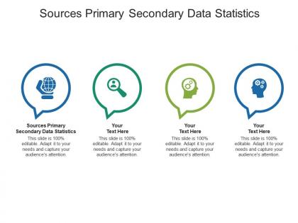 Sources primary secondary data statistics ppt powerpoint presentation professional smartart cpb