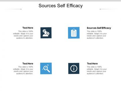 Sources self efficacy ppt powerpoint presentation summary templates cpb