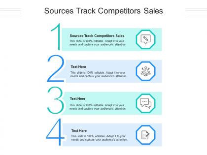 Sources track competitors sales ppt powerpoint presentation gallery show cpb