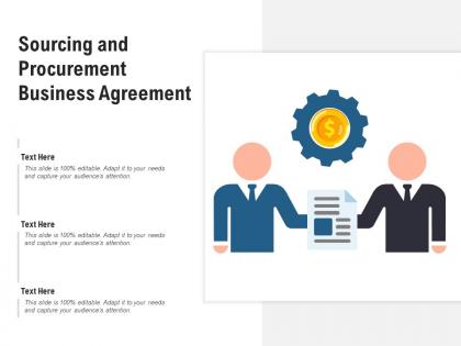 Sourcing and procurement business agreement